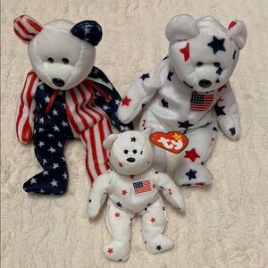 Spangle & Glory TY Beanie Babies with Teenie McDonald’s Glory